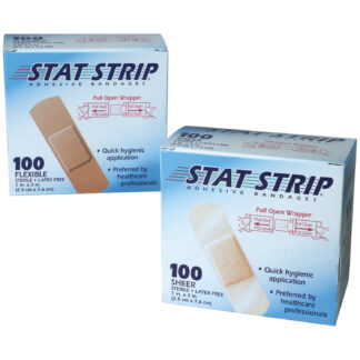 Dukal Nutramax Stat Strip Adhesive Bandages Flexs34b