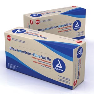 Dynarex Safe-touch Nitrile (non-latex) Exam Gloves 2514